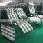 Folding round lounge chair