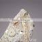 OW20 Luxury Handmade Women Shoes WHITE Champagne Rhinestones Wedding Shoes Crystal 14cm High Heels Dress Prom Shoes