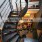 Indoor Metal Circle Spiral Stair With Checkered Plate Tread Quality Choice