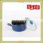 pressed aluminium non stick metallic coating soup pan