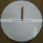 Hotel decorative white stone wall clock face, stone wall clock cover