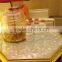 Triangular white mother of pearl shell mosaic tile for interior wall