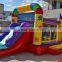 Colorful commercial inflatable combo bouncy castle in promotion