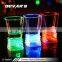 Glow in the dark glass flashing cup drinking glass manufacturers china                        
                                                Quality Choice