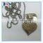 2015 high quality thick metal nickel plated engraving logo blank nfc pet id collar tag