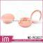 Empty powder compact cosmetic blush packaging