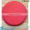 red hat style mouse pad with wrist rest support round shape