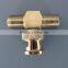 HIGH QUALITY BNC MALE TO DOUBLE BNC FEMALE , BNC CONNECTOR