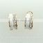 fashion designs cheap jewelry crystal white beaded earrings