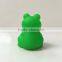 Floating rubber bath stand frog toy with led flashing light