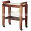 2016 Hot Sales Wooden Golden Tea Trolley Service Trolley&Room Service Trolley