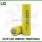 2016 New arrival 100% Genuine LG DB 18650HE4 Battery