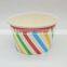 Food Grade Disposable Company Logo Printed Paper Cups for Soup and Ice Cream