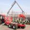 Tractor mounted 12 tons Timber trailer with Crane Model ZM12006