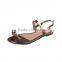 CX303 women nice slippers with pin buckles