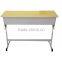 school furniture school double desk and chair for two person