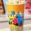 Disposable custom printed different size single wall chip food popcorn paper cup