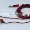 Free sample wood earphones in ear stereo with good sound earpiece