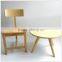 TDSM-33-4 QVB HANGZHOU JIANDE TONGDA BIRCH WOOD FRAME NATURE COLOR PLYWOOD SEAT+PLYWOOD BACK DININING CHAIR