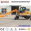 mini farm machinery 8ton new excavator price wheeled excavator