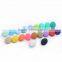 Baby Rose Beads BPA Free Teething Silicone Chewable Beads Soft Beads For Baby