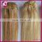High Quality Wholesale 100% Unrprocessed Virgin hair straight Clip In Hair Extensions