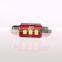 Stable Current IC Control 3SMD 5630 14.5V 6000K White C5W Canbus 36MM Festoon Interior Car LED Bulbs