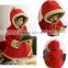 alibaba wholesale high quality low price baby girl red long sleeve hooded mascot costume