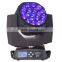 New professional 19x12w RGBW 4in1 Led Bee eyes moving head Zoom Light stage light