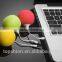 On-the-go mini sponge speaker with 3.5mm audio cable speaker