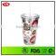 16oz insulated double wall wholesale acrylic tumblers with lids and straws