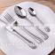 Canteen Catering Stainless Steel Engraved Pattern Cutlery Set KX-S011