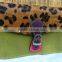 colorful leather and fur bag/clutch bag/purse
