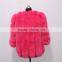 2016 new fashion factory price multi color winter top quality women real fox fur coat