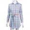 James 50s Big Check Colorful Regular Soft Woven Fabric for Children's Shiring