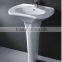 Ceramics Best Selling hand wash basin with pedestal for sale