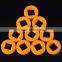 24X4mm pulley Belt Wheel orange for Toy Robot car model, Square hole