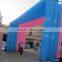 Beautiful square three trigeminy arch with logo branded