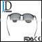 2016 New Round Fashion Carbon Fiber Eyeglasses Purple Lenses Carbon Fiber Sun Glasses
