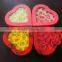 16pcs rose paper soap hart shape packing