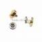 10mm Custom Fashion Stud Gold Heart Rivet