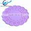 Colorful Flowers Large Size Silicone Placemat Cup Mat Round Heat Insulation Pad Table Placemat