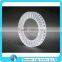 Polished acrylic products for medical industry clear thick gear shaped cnc block