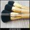 Grooming vegan bamboo finishing powder makeup brush ultra soft hair cosmetic powder brush