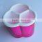Round Chopsticks Cage Layered Double Drip Drain Chopstick Helper Three Grid Desktop Chopstick Tube