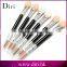Double-ended disposable eyeshadow lip applicator