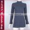 Wholesale in stock grey high cut sexy fashion pullover long sleeves woman sweater