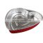 disposable heart shaped aluminum foil cake pans