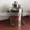 stainless steel alcohol distiller milk can distiller sale