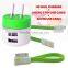 3 IN 1 dual usb charger 2.1A micro usb cable with usb cable For samsung HTC iphone